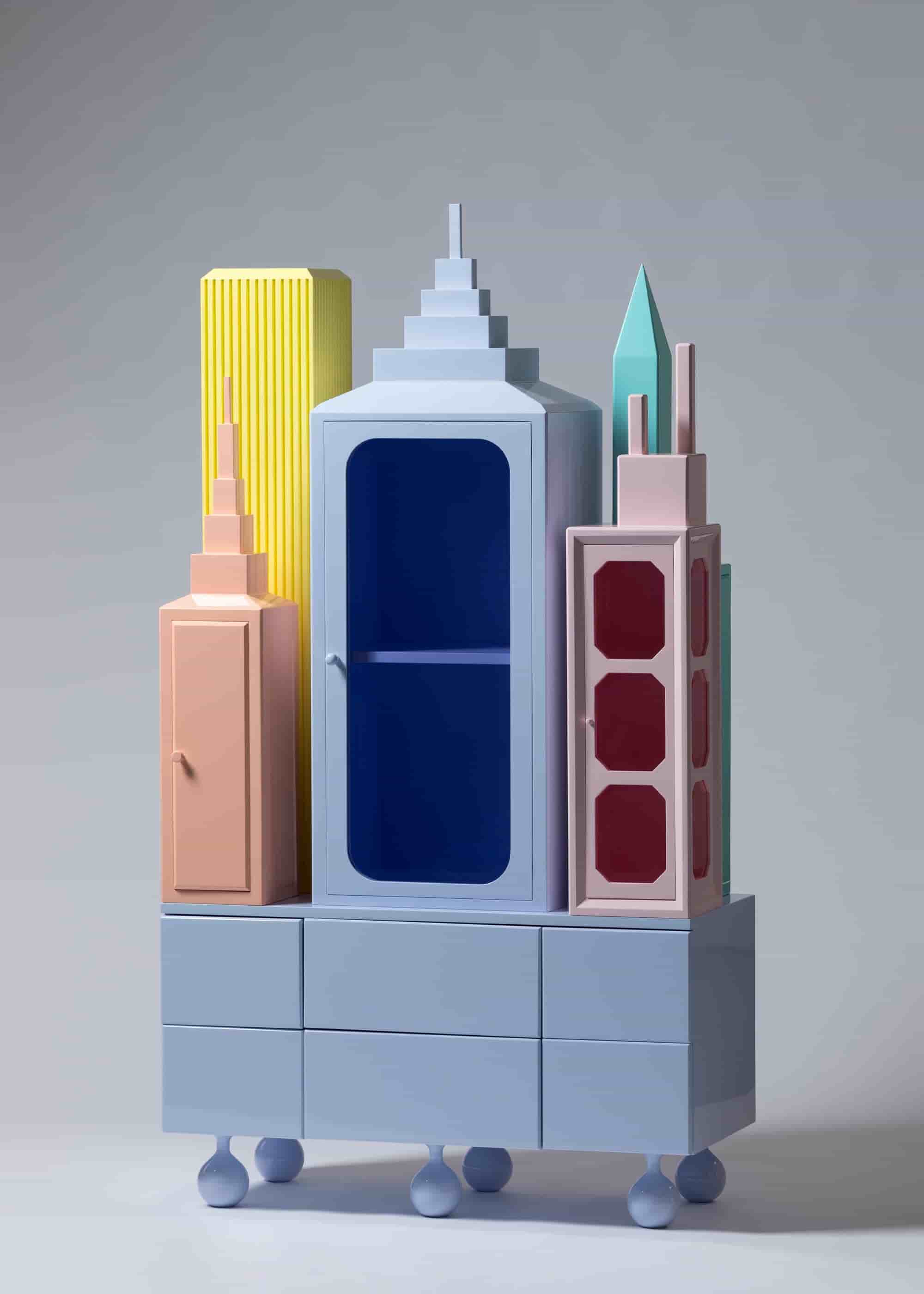 American Château: New York is Miami Cabinet